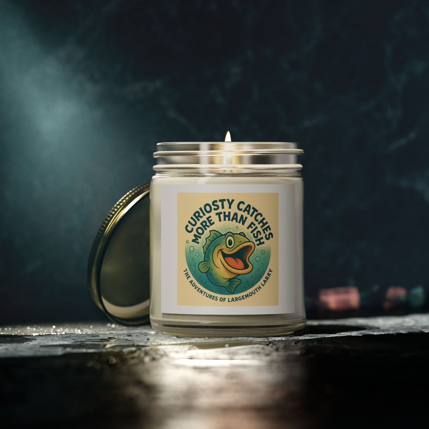 Curiosity Candles: Scented Coconut Apricot Wax, Cozy Home Gift, Eco-Friendly Decor, Relaxing Aromatherapy, Unique Party Favor