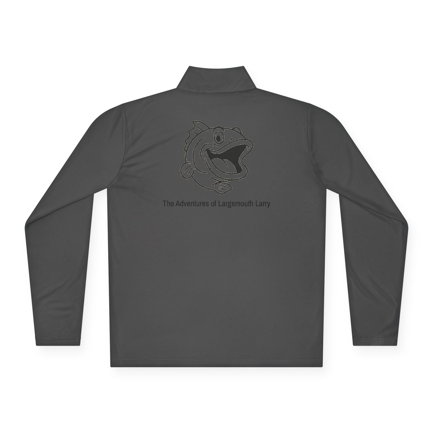 Adventure-Ready Unisex Quarter-Zip Pullover - Stay Careful, Fishing Apparel, Outdoor Gear, Gift for Fishermen, Stylish Layering