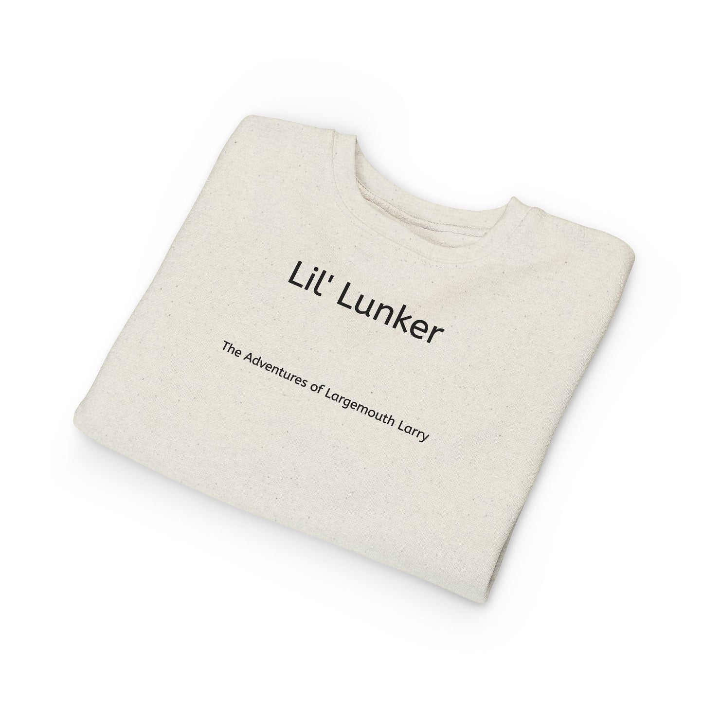 Toddler Fishing Sweatshirt - Lil' Lunker Design, Gift for Kids, Cute Fishing Apparel, Outdoor Adventure Clothing, Fun Toddler Outfit