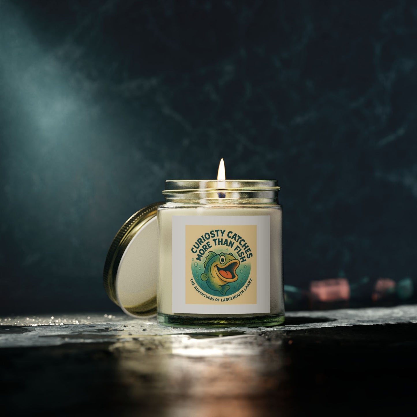 Curiosity Candles: Scented Coconut Apricot Wax, Cozy Home Gift, Eco-Friendly Decor, Relaxing Aromatherapy, Unique Party Favor