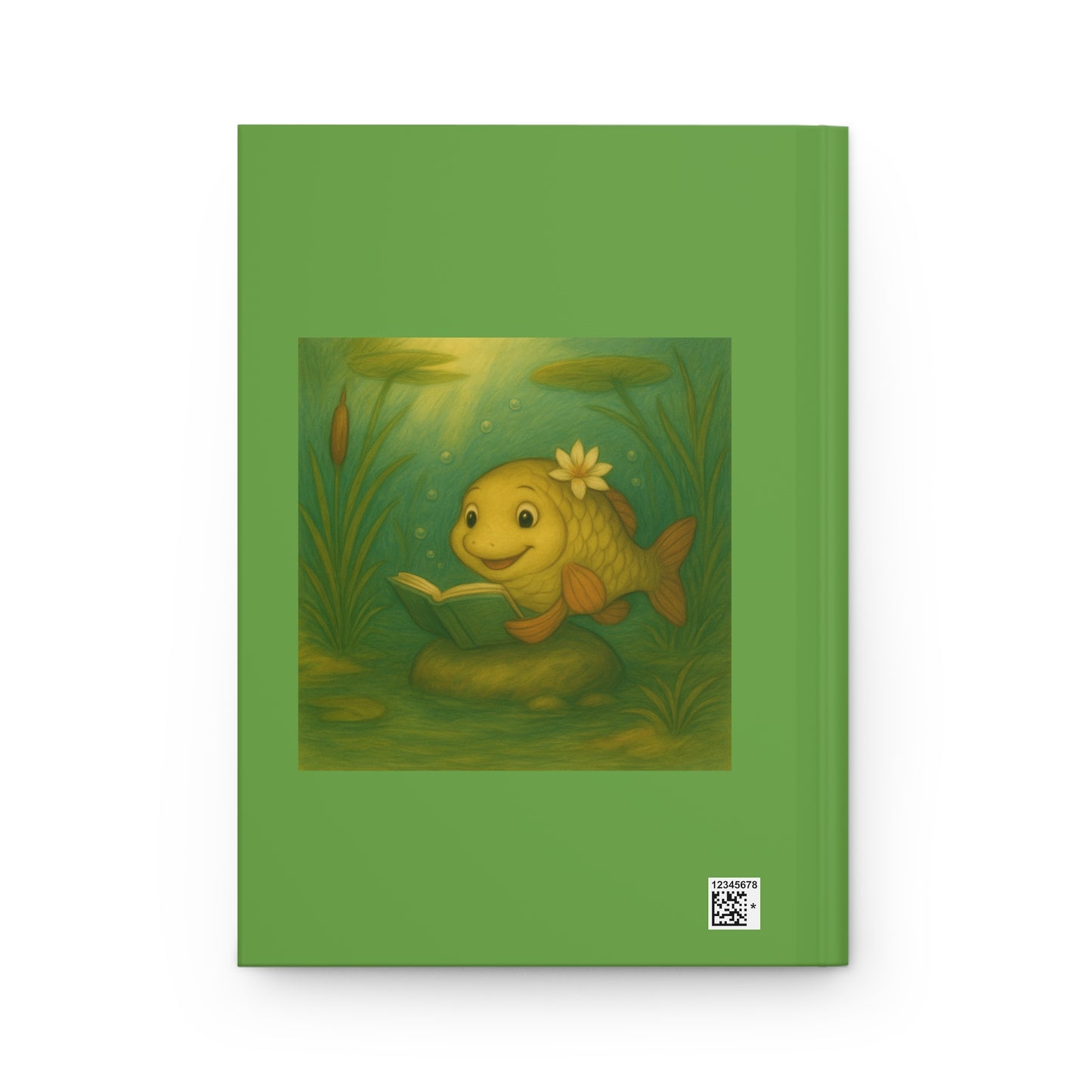 Inspirational Hardcover Journal | Nature Write Notebook, Gift for Writers, Fish Lover Journal, Meditation Diary, Eco-Friendly Stationery