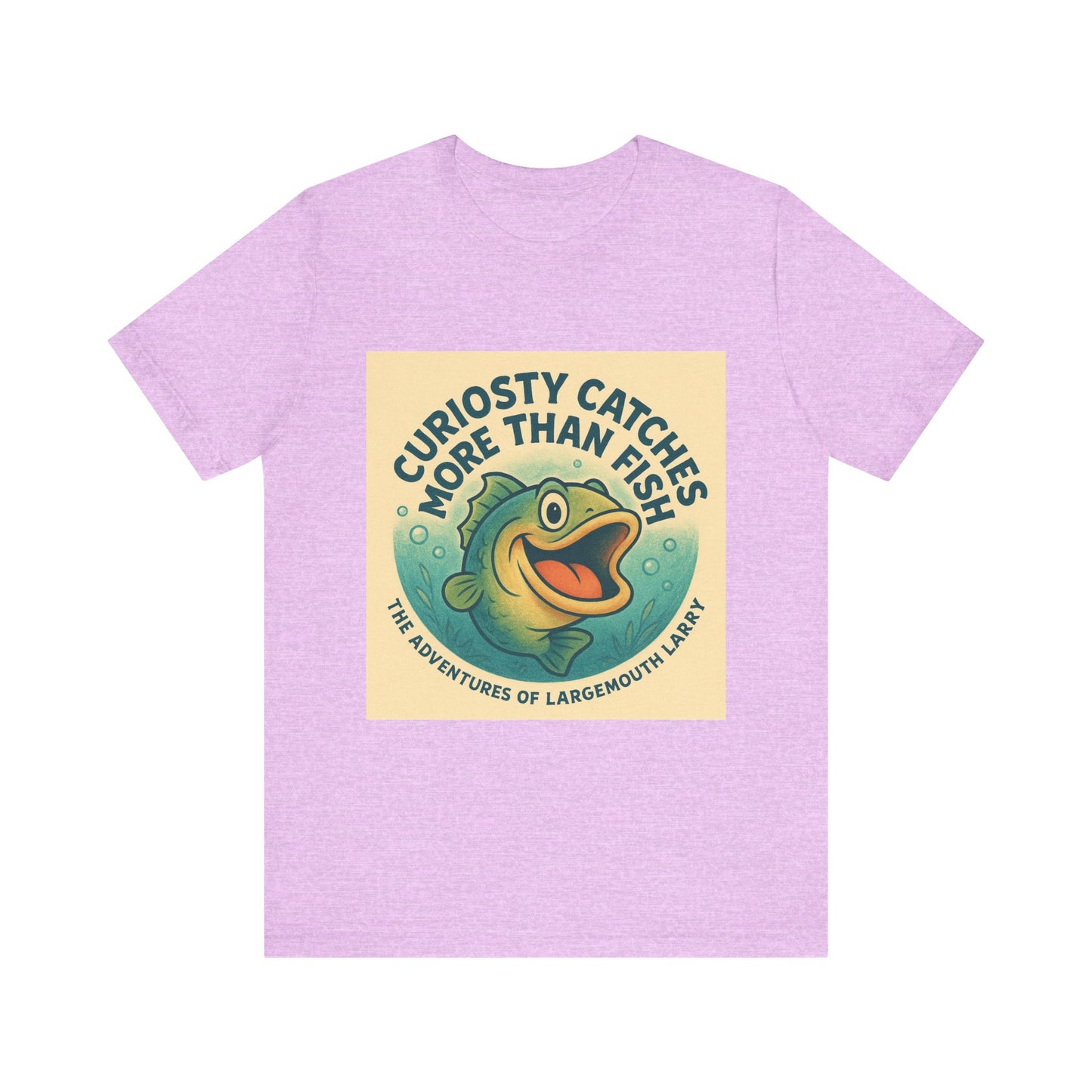 Curiosity Catches More Than Fish Tee, Fun Fishing Shirt, Gift for Anglers, Casual Summer Top, Outdoor Adventure Apparel, Fishing [...]