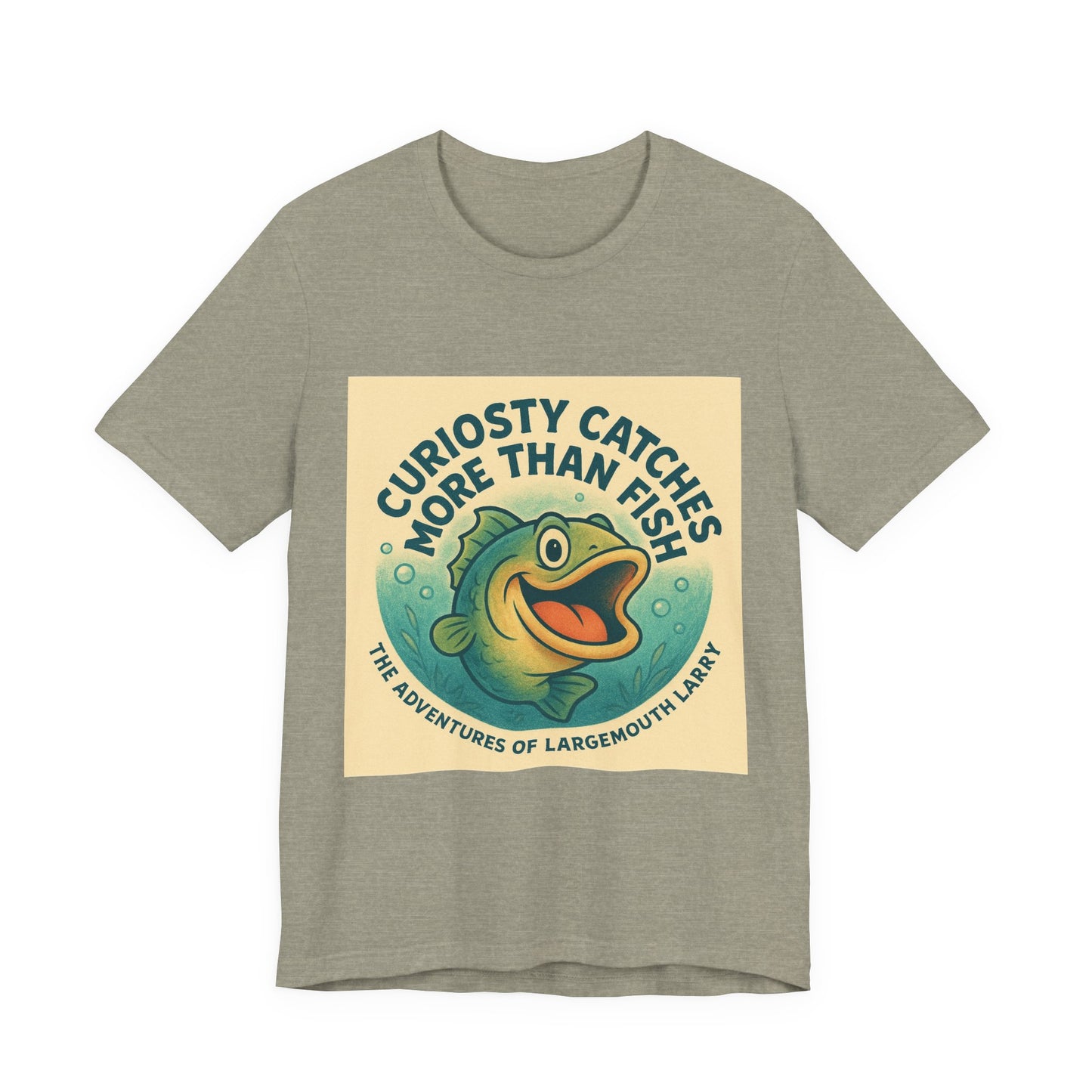Curiosity Catches More Than Fish Tee, Fun Fishing Shirt, Gift for Anglers, Casual Summer Top, Outdoor Adventure Apparel, Fishing [...]