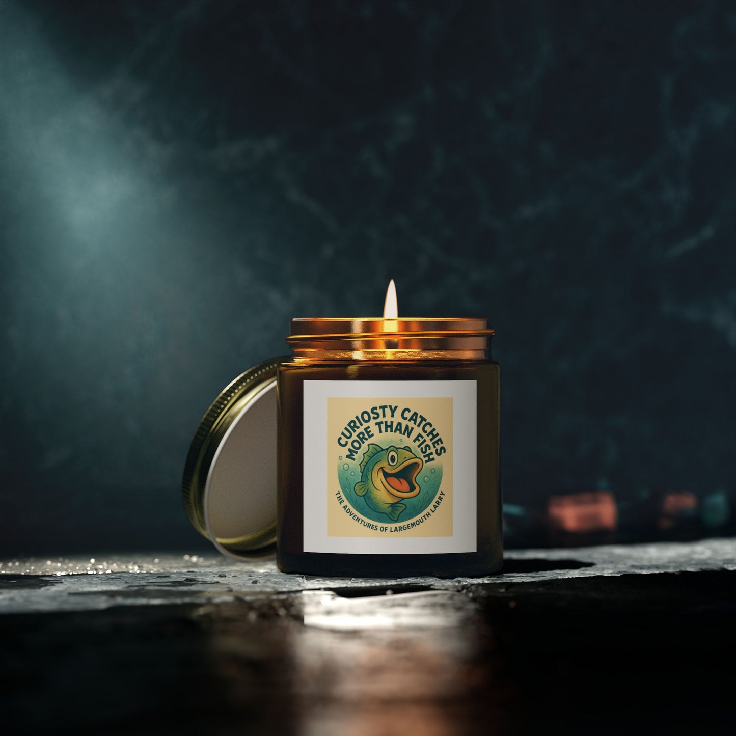 Curiosity Candles: Scented Coconut Apricot Wax, Cozy Home Gift, Eco-Friendly Decor, Relaxing Aromatherapy, Unique Party Favor