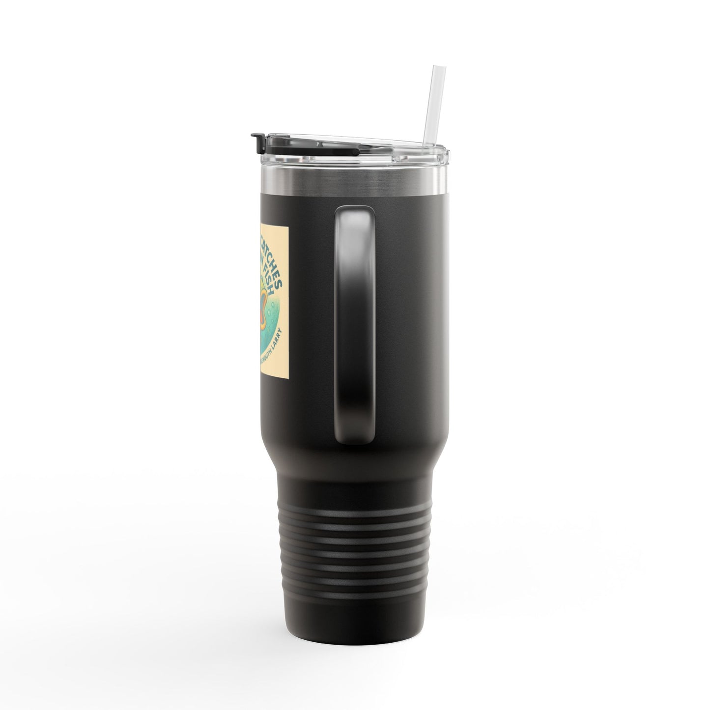 Curiosity Catching Travel Mug | Insulated Fishing Mug | 40oz Travel Cup | Perfect for Outdoors | Gift for Fishermen & Adventurers | [...]