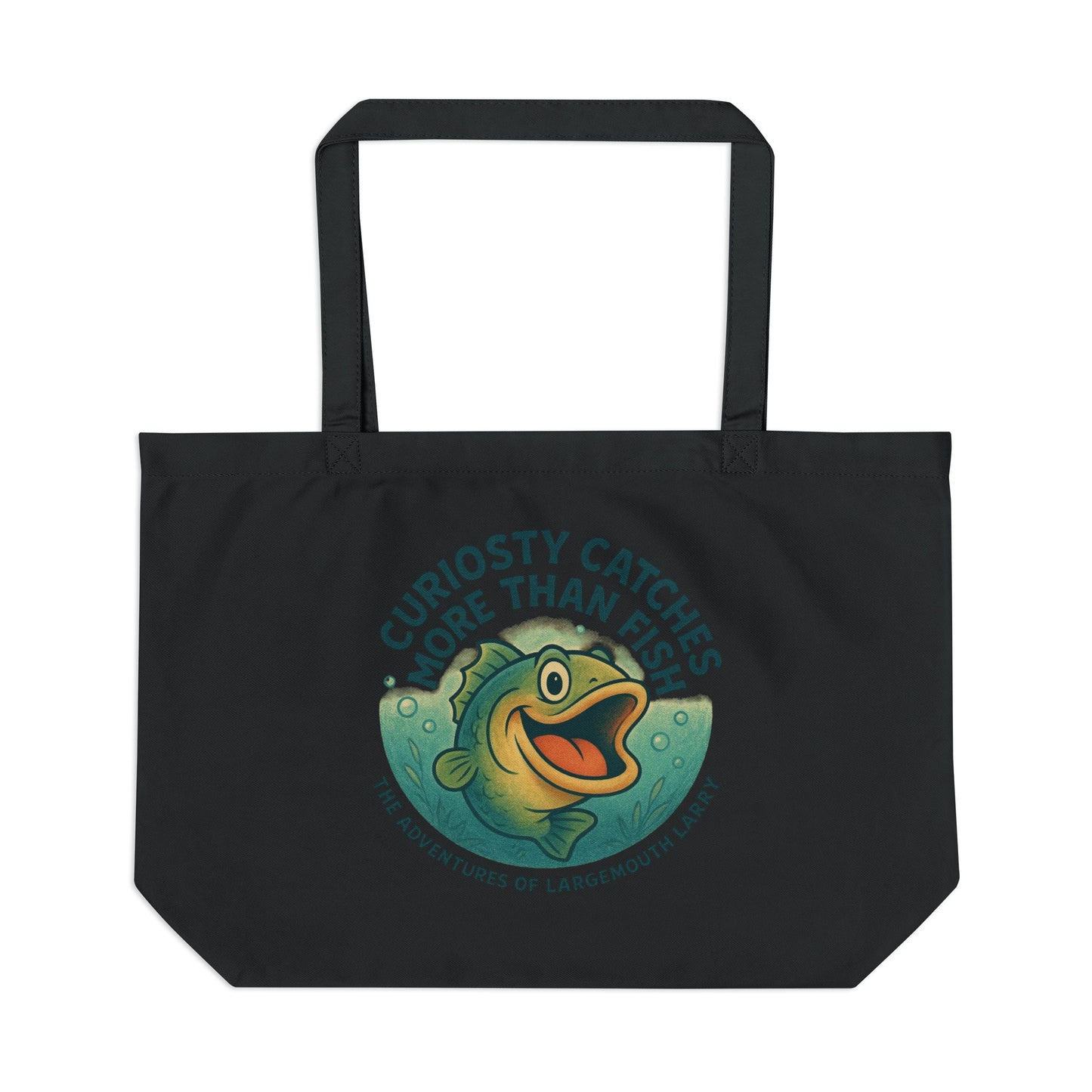 Eco-Friendly Large Tote for Fishing Lovers, Reusable Shopping Bag, Beach Tote, Picnic Basket, Gift for Nature Enthusiasts