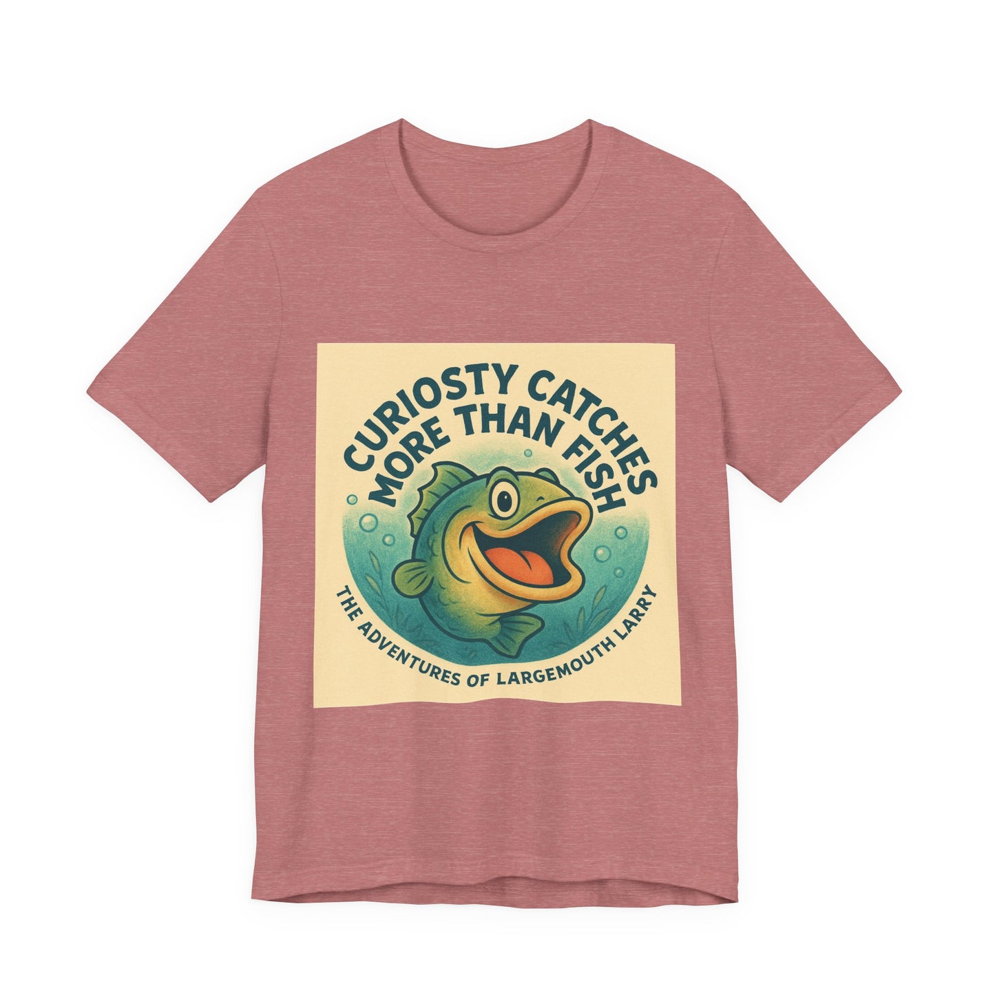 Curiosity Catches More Than Fish Tee, Fun Fishing Shirt, Gift for Anglers, Casual Summer Top, Outdoor Adventure Apparel, Fishing [...]