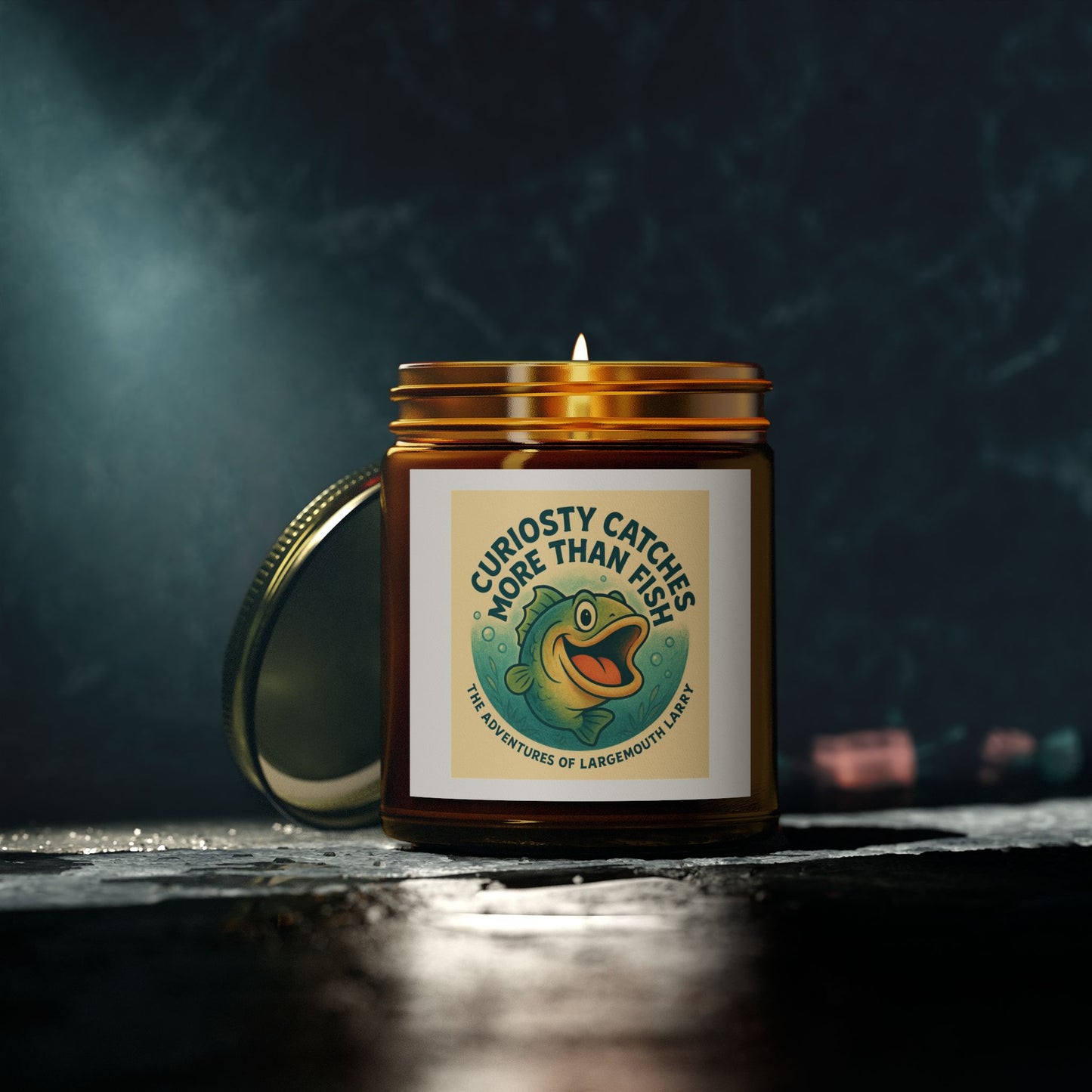 Curiosity Candles: Scented Coconut Apricot Wax, Cozy Home Gift, Eco-Friendly Decor, Relaxing Aromatherapy, Unique Party Favor