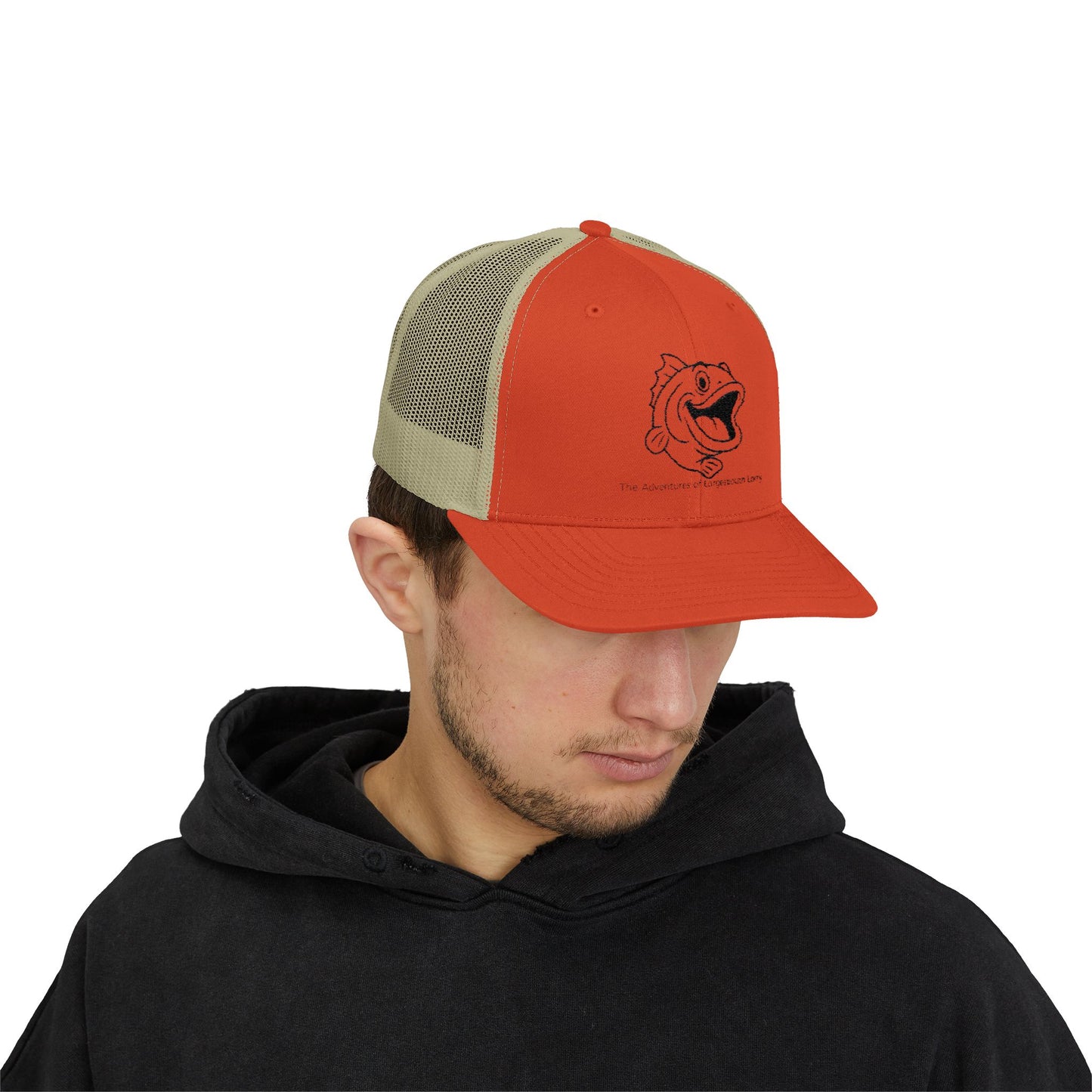 Fishing Enthusiast Snapback Cap, Outdoor Hat, Angler Gift, Summer Accessory, Mesh Trucker Cap, Fishing Gear