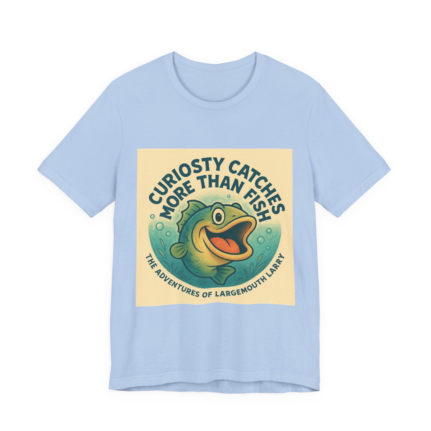 Curiosity Catches More Than Fish Tee, Fun Fishing Shirt, Gift for Anglers, Casual Summer Top, Outdoor Adventure Apparel, Fishing [...]