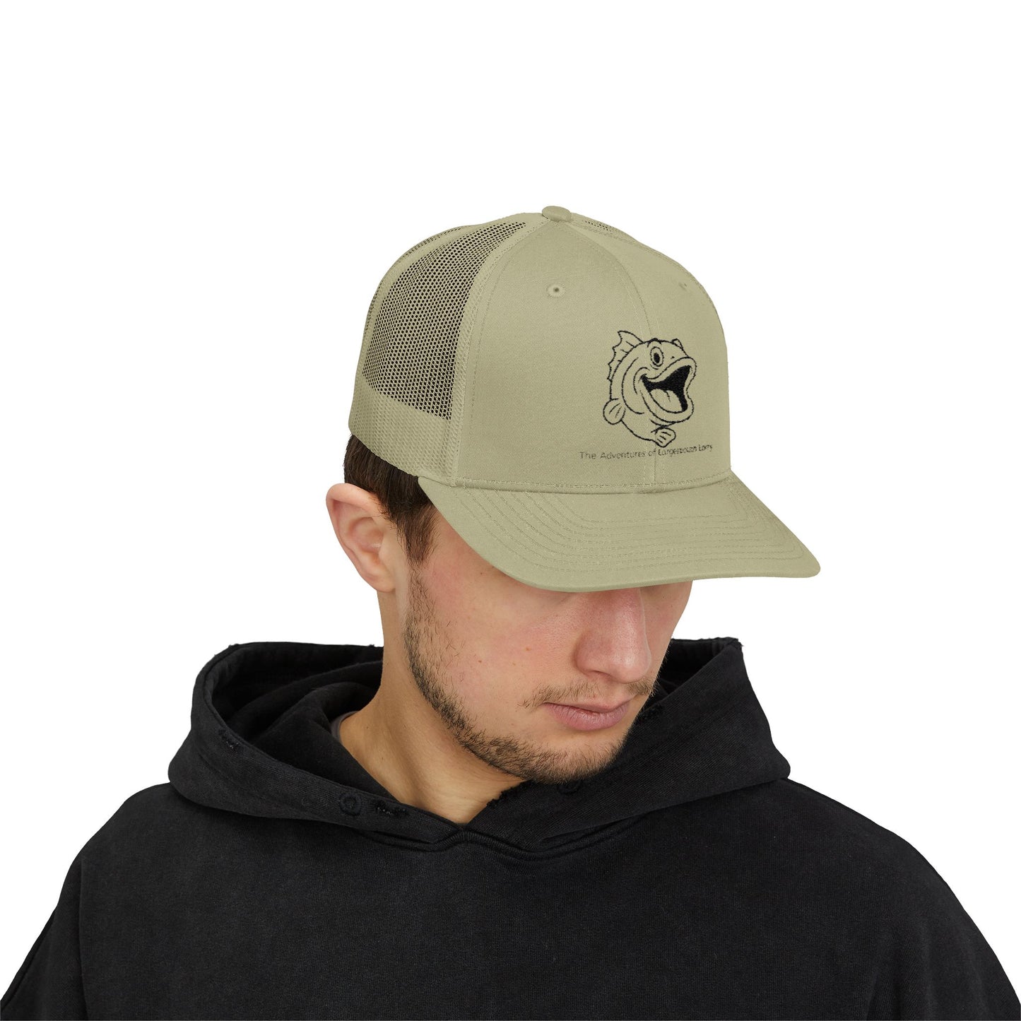 Fishing Enthusiast Snapback Cap, Outdoor Hat, Angler Gift, Summer Accessory, Mesh Trucker Cap, Fishing Gear