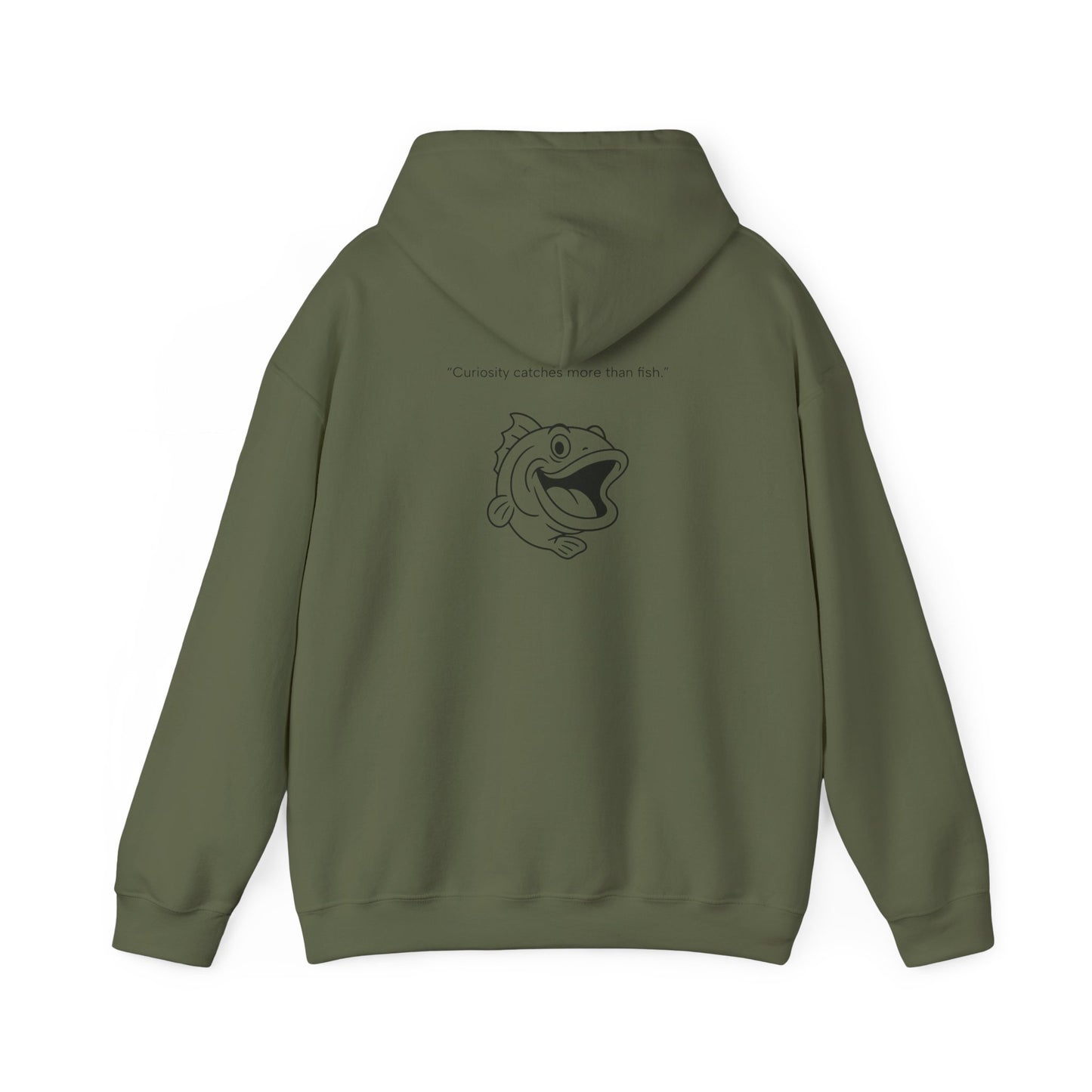 Curiosity Crew Hoodie - Unisex Heavy Blend™ Sweatshirt, Cozy Apparel, Perfect Gift for Fish Lovers, Casual Outfit for Any Season, [...]
