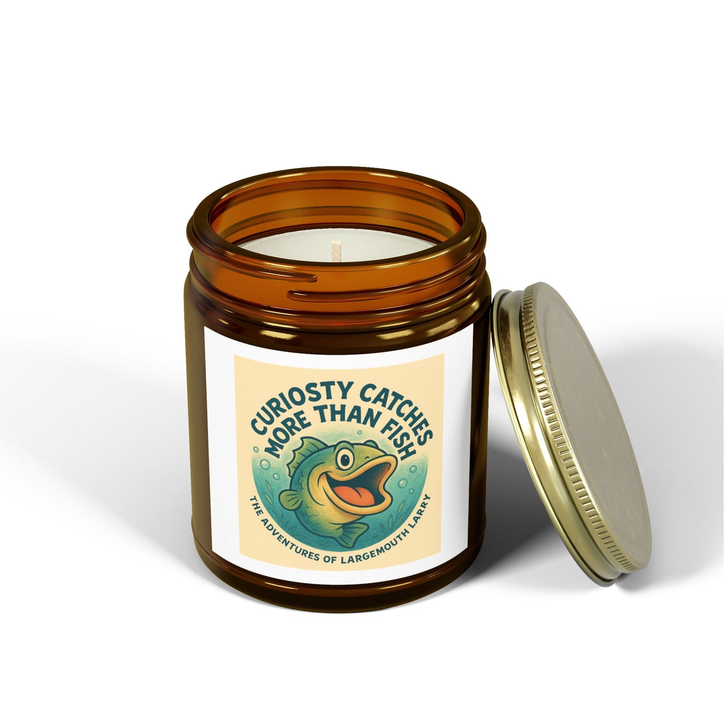 Curiosity Candles: Scented Coconut Apricot Wax, Cozy Home Gift, Eco-Friendly Decor, Relaxing Aromatherapy, Unique Party Favor
