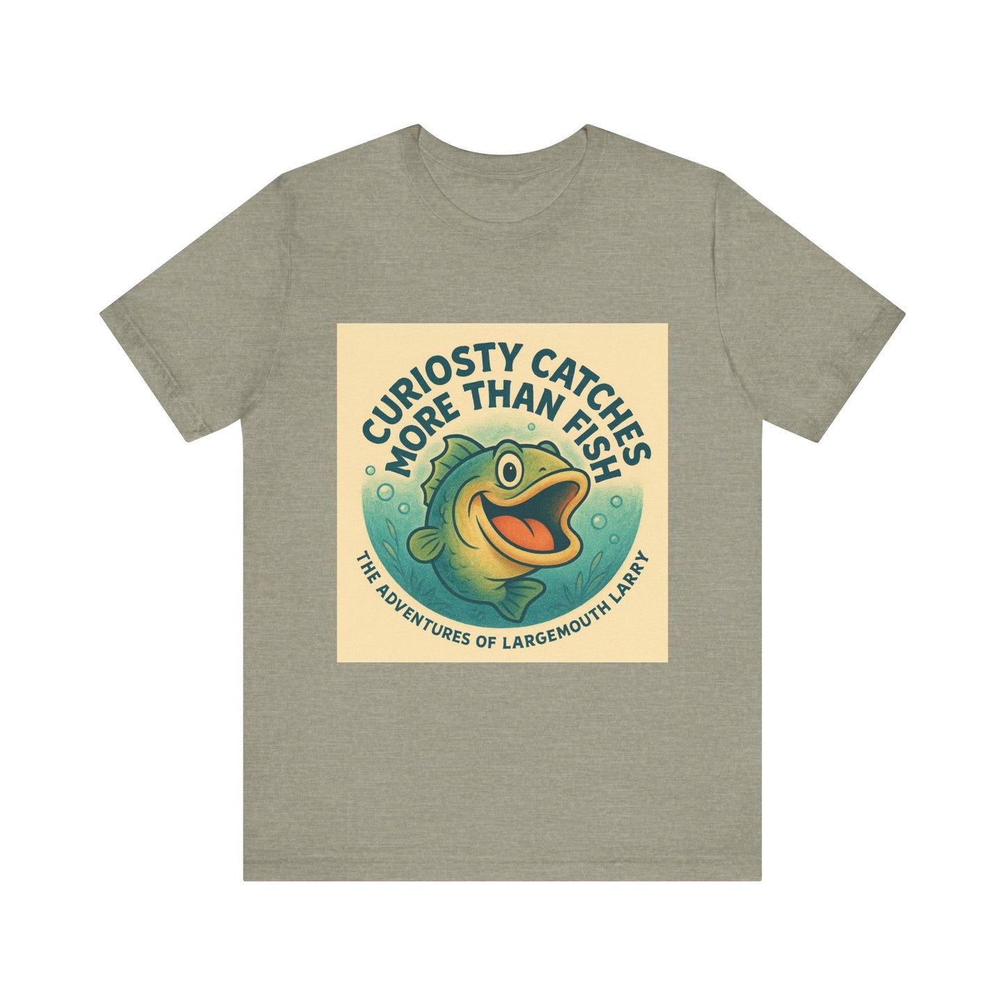 Curiosity Catches More Than Fish Tee, Fun Fishing Shirt, Gift for Anglers, Casual Summer Top, Outdoor Adventure Apparel, Fishing [...]