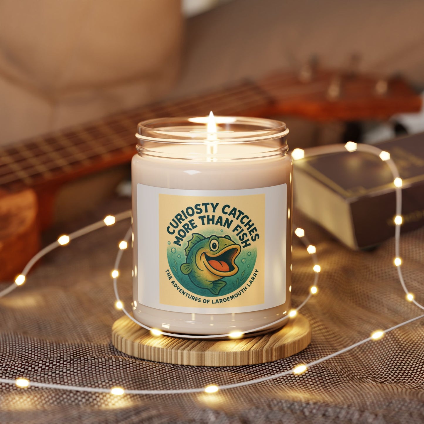 Curiosity Catches More Than Fish Scented Soy Candle, Relaxing Home Decor, Fishing Gift, Eco-Friendly Candle, Unique Gift Idea, [...]