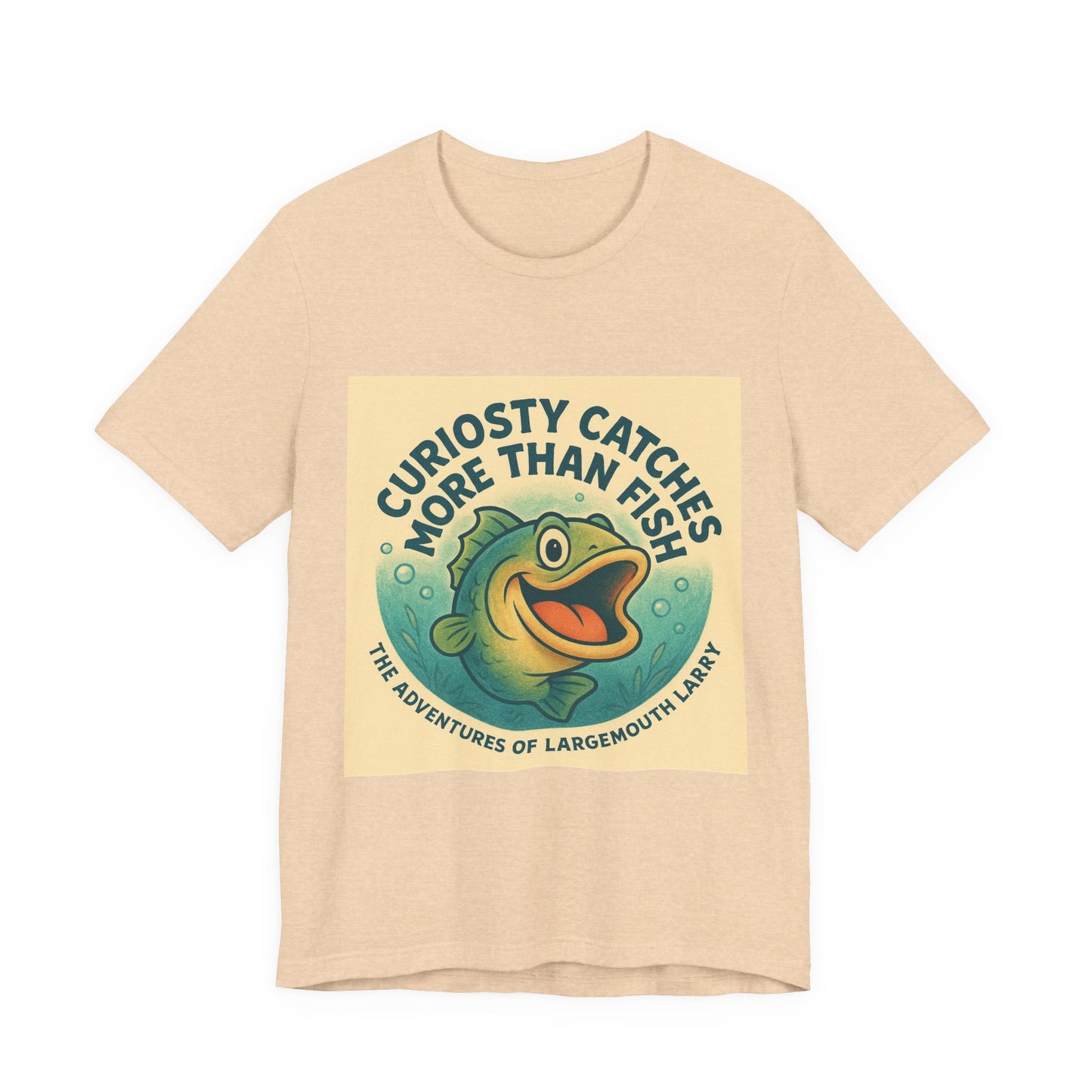 Curiosity Catches More Than Fish Tee, Fun Fishing Shirt, Gift for Anglers, Casual Summer Top, Outdoor Adventure Apparel, Fishing [...]