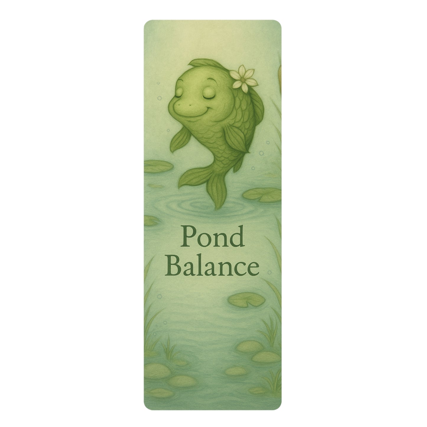 Serene Fish Yoga Mat, Eco-Friendly Exercise Mat, Balance & Flexibility, Yoga Gift for Practitioners, Mindfulness & Meditation