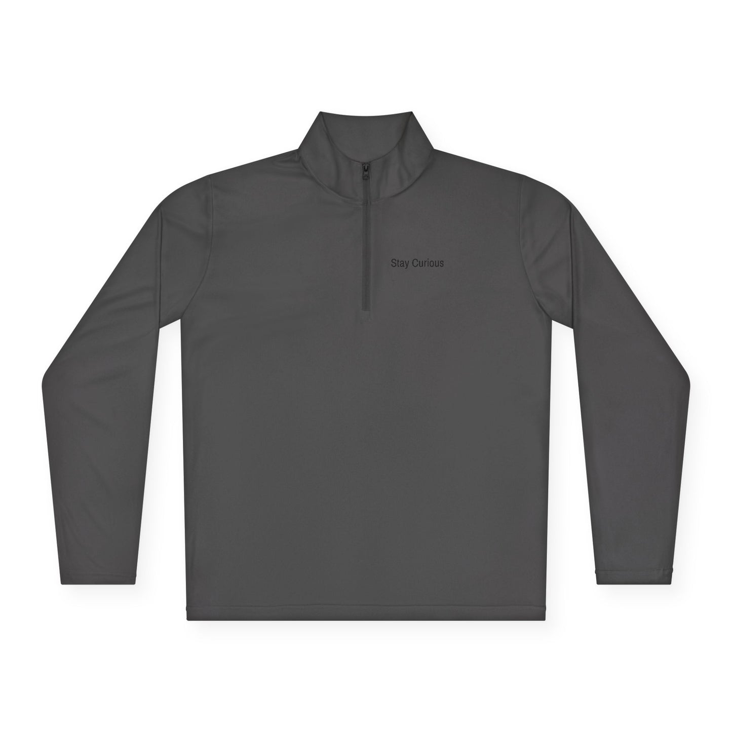 Adventure-Ready Unisex Quarter-Zip Pullover - Stay Careful, Fishing Apparel, Outdoor Gear, Gift for Fishermen, Stylish Layering