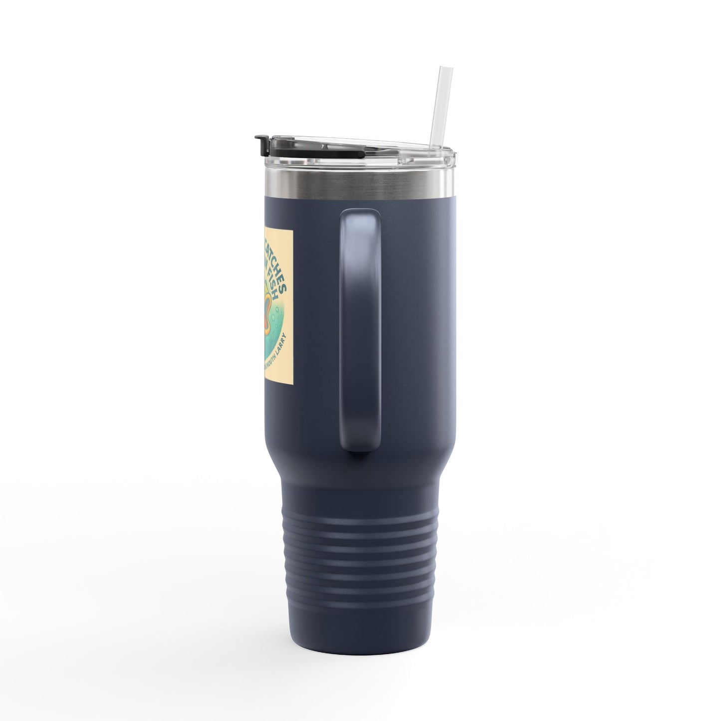Curiosity Catching Travel Mug | Insulated Fishing Mug | 40oz Travel Cup | Perfect for Outdoors | Gift for Fishermen & Adventurers | [...]