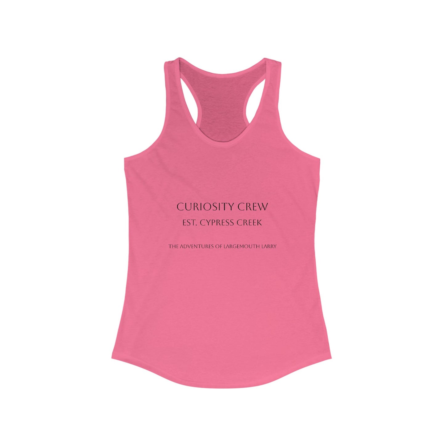 Curiosity Crew Women's Racerback Tank Top | Motivational Workout Tee, Fitness Apparel, Casual Summer Shirt, Gift for Her