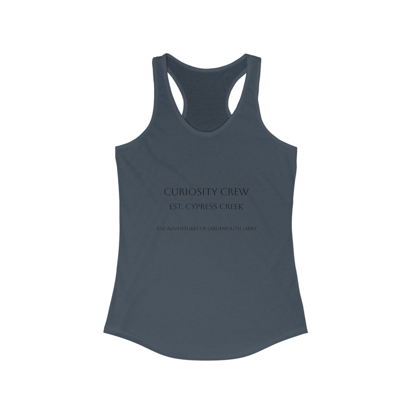 Curiosity Crew Women's Racerback Tank Top | Motivational Workout Tee, Fitness Apparel, Casual Summer Shirt, Gift for Her