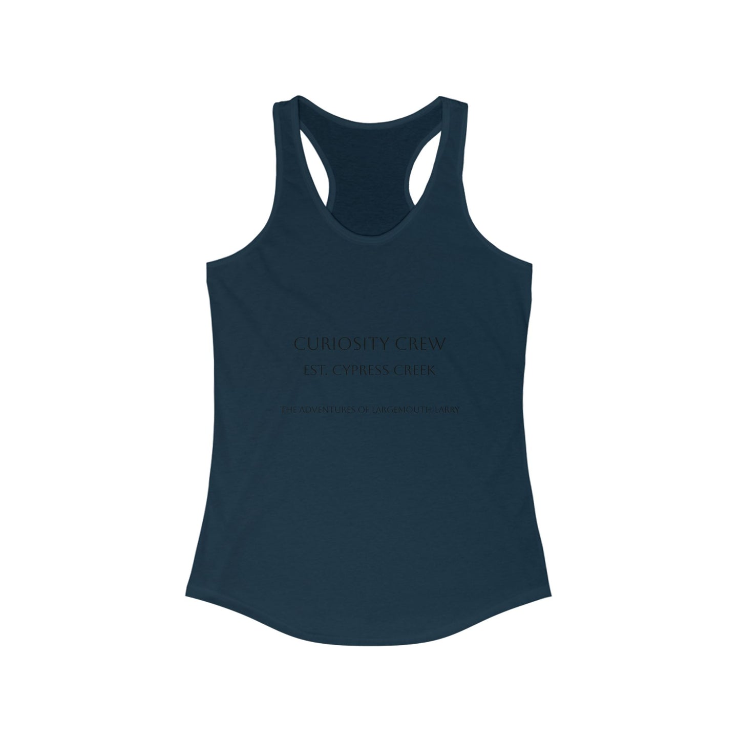 Curiosity Crew Women's Racerback Tank Top | Motivational Workout Tee, Fitness Apparel, Casual Summer Shirt, Gift for Her