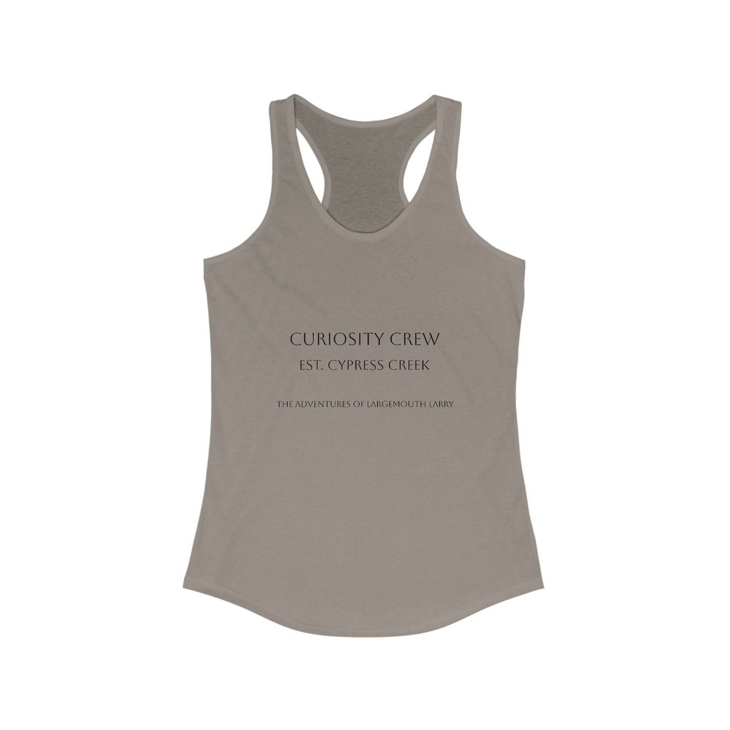 Curiosity Crew Women's Racerback Tank Top | Motivational Workout Tee, Fitness Apparel, Casual Summer Shirt, Gift for Her