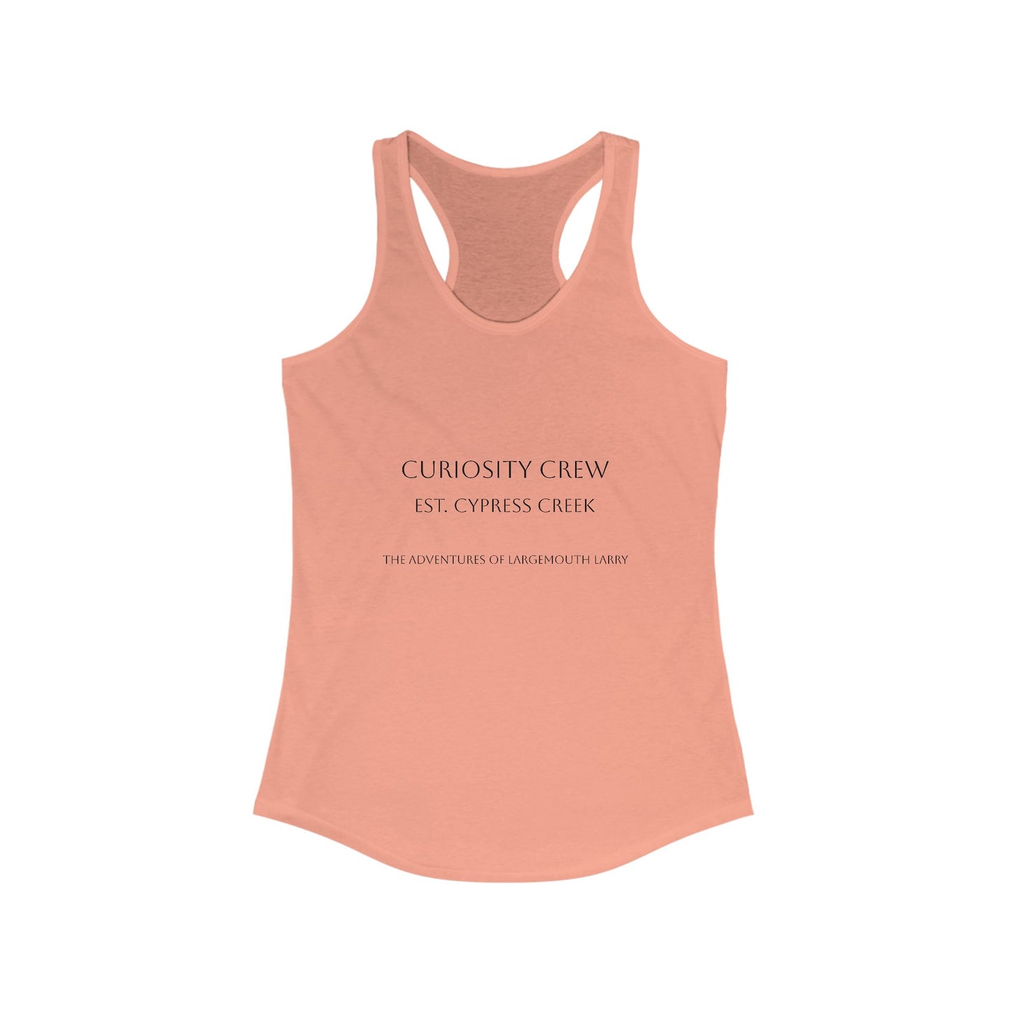 Curiosity Crew Women's Racerback Tank Top | Motivational Workout Tee, Fitness Apparel, Casual Summer Shirt, Gift for Her