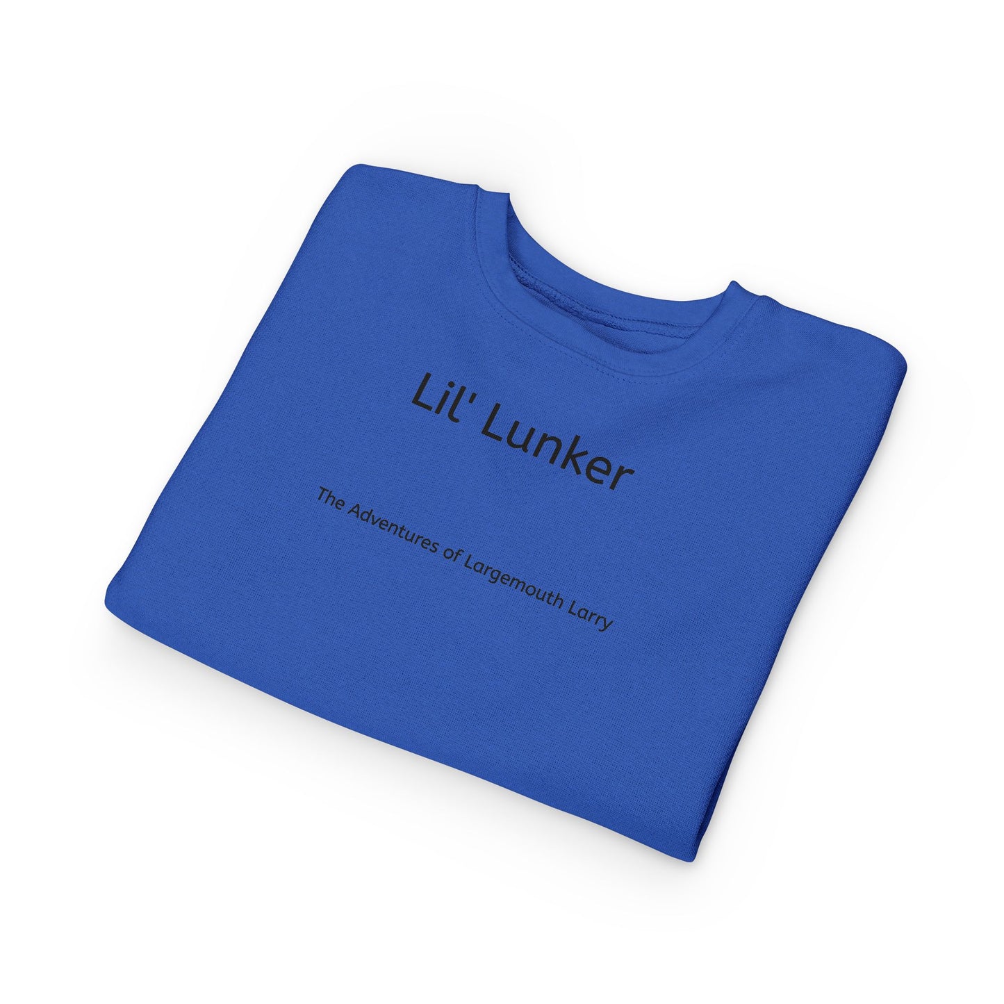 Toddler Fishing Sweatshirt - Lil' Lunker Design, Gift for Kids, Cute Fishing Apparel, Outdoor Adventure Clothing, Fun Toddler Outfit