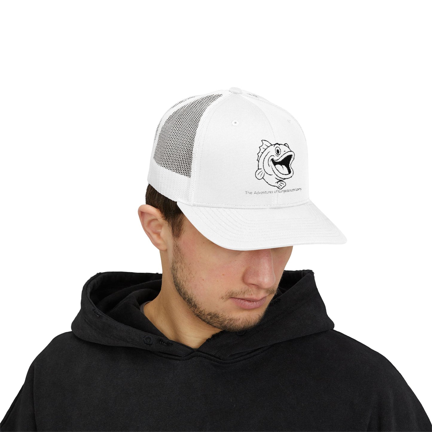 Fishing Enthusiast Snapback Cap, Outdoor Hat, Angler Gift, Summer Accessory, Mesh Trucker Cap, Fishing Gear