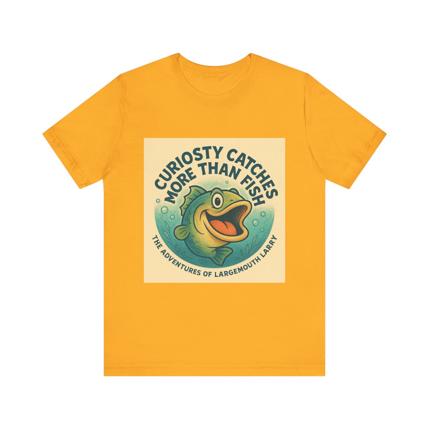 Curiosity Catches More Than Fish Tee, Fun Fishing Shirt, Gift for Anglers, Casual Summer Top, Outdoor Adventure Apparel, Fishing [...]