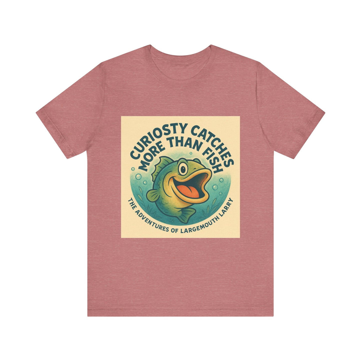 Curiosity Catches More Than Fish Tee, Fun Fishing Shirt, Gift for Anglers, Casual Summer Top, Outdoor Adventure Apparel, Fishing [...]