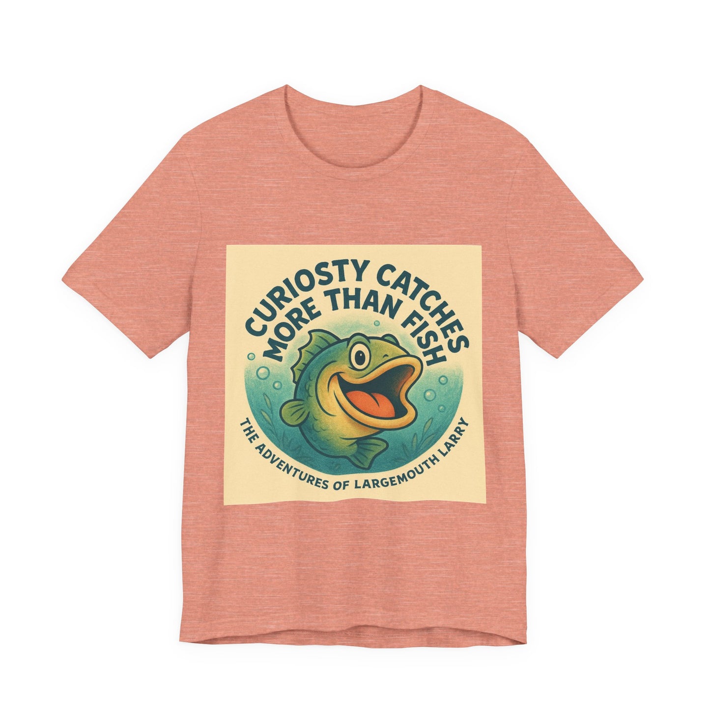 Curiosity Catches More Than Fish Tee, Fun Fishing Shirt, Gift for Anglers, Casual Summer Top, Outdoor Adventure Apparel, Fishing [...]