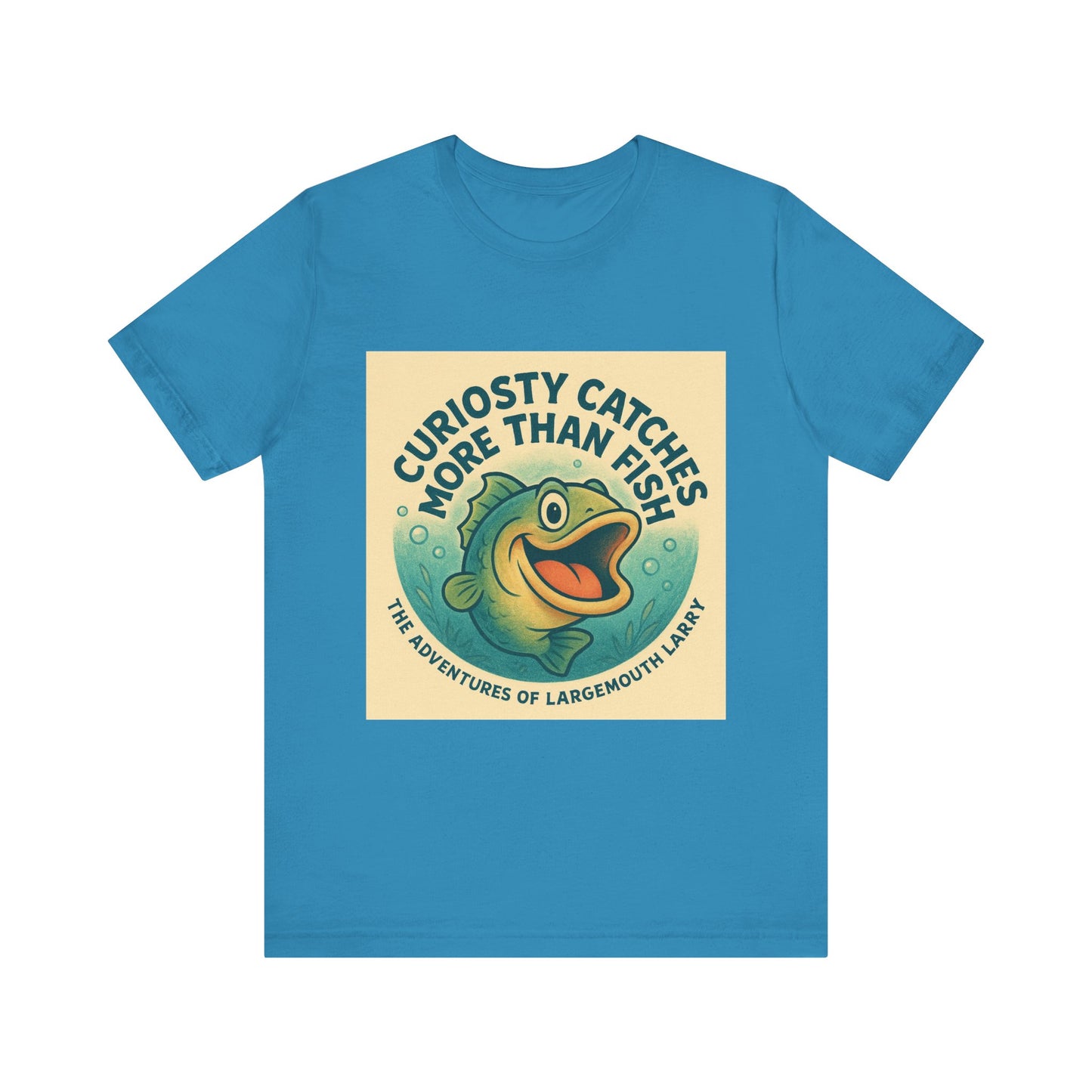 Curiosity Catches More Than Fish Tee, Fun Fishing Shirt, Gift for Anglers, Casual Summer Top, Outdoor Adventure Apparel, Fishing [...]