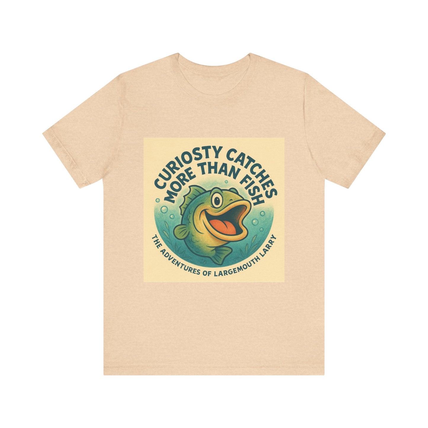 Curiosity Catches More Than Fish Tee, Fun Fishing Shirt, Gift for Anglers, Casual Summer Top, Outdoor Adventure Apparel, Fishing [...]