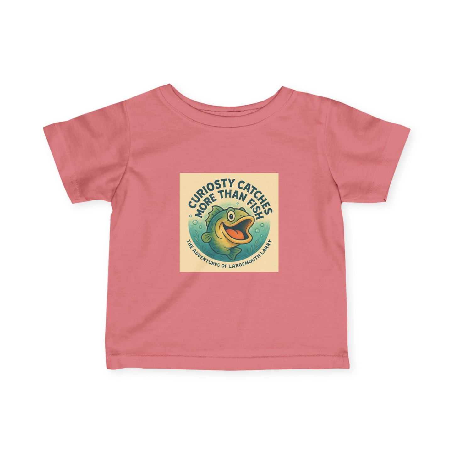 Curious Baby Tee - Vintage Fish Design, Infant Shirt, Baby Gift, Cute Kids Apparel, Nature Lover Gift, Eco-Friendly Childrenswear