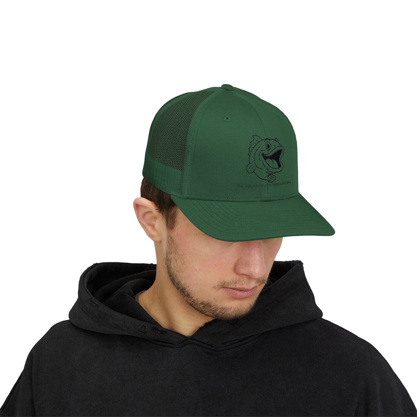 Fishing Enthusiast Snapback Cap, Outdoor Hat, Angler Gift, Summer Accessory, Mesh Trucker Cap, Fishing Gear