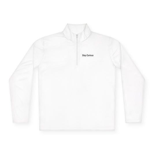 Adventure-Ready Unisex Quarter-Zip Pullover - Stay Careful, Fishing Apparel, Outdoor Gear, Gift for Fishermen, Stylish Layering