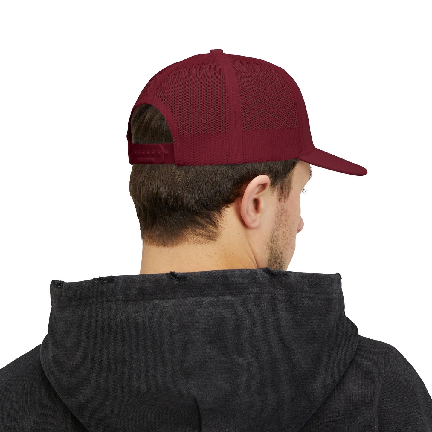 Embroidered Snapback Trucker Cap - The Adventures of Large Mouth Larry, Fishing Gift, Outdoor Hat, Casual Style, Unique Dad Gift
