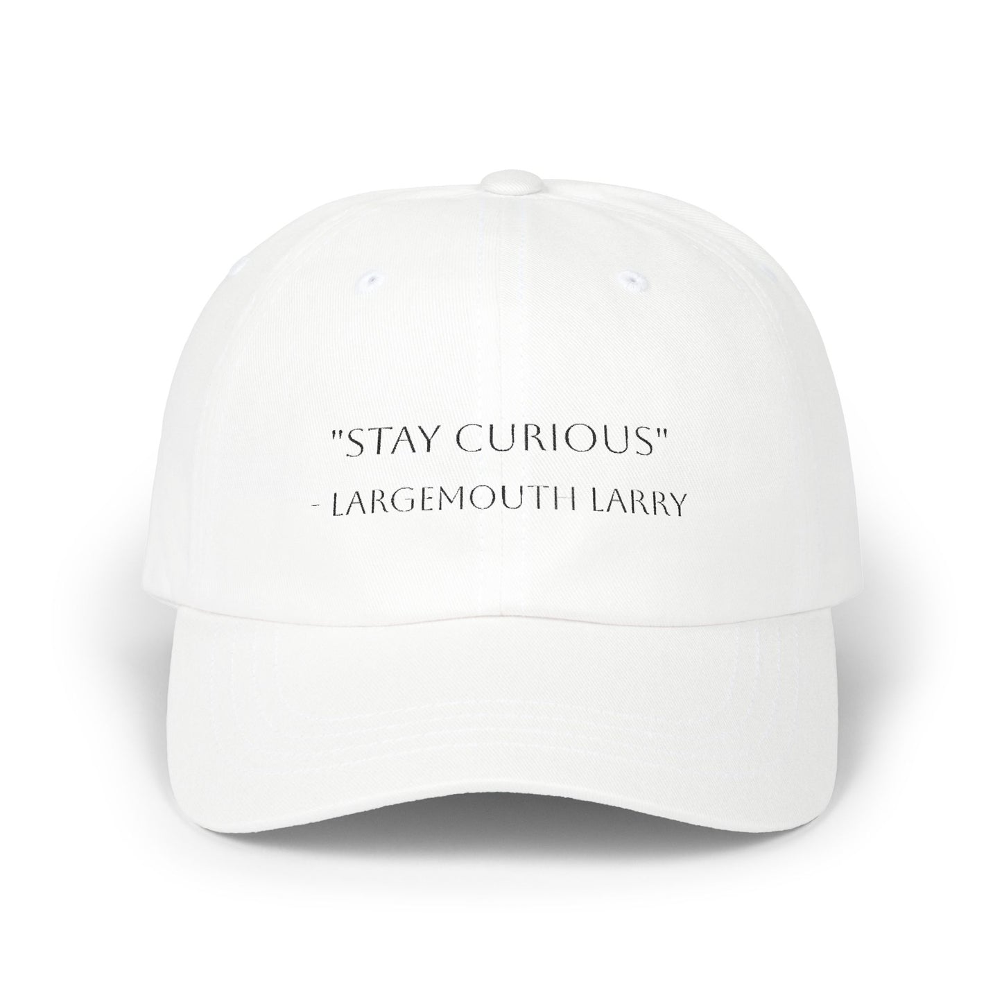 Stay Curious Classic Dad Cap - Casual Hat for Everyday Wear, Gifts for Dads, Summer Fashion, Inspirational Accessory