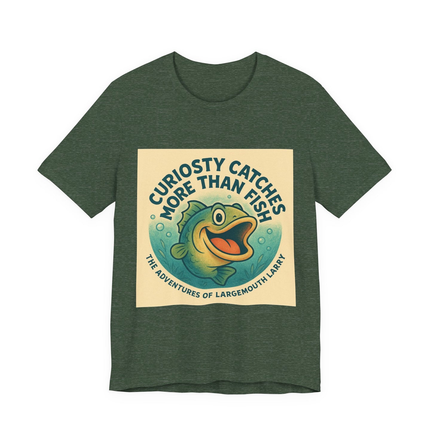 Curiosity Catches More Than Fish Tee, Fun Fishing Shirt, Gift for Anglers, Casual Summer Top, Outdoor Adventure Apparel, Fishing [...]